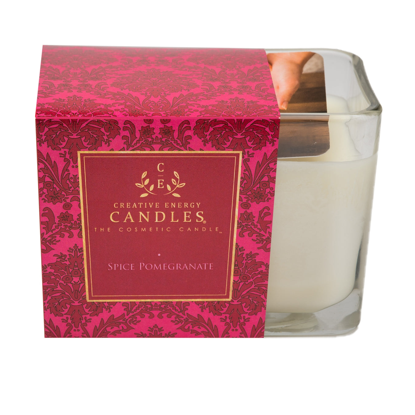 Spiced Pomegranate: 2-in-1 Soy Lotion Candle