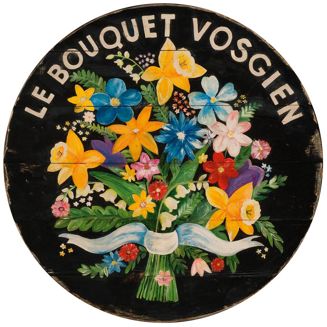 'Bouquet of Flowers' Lazy Susan