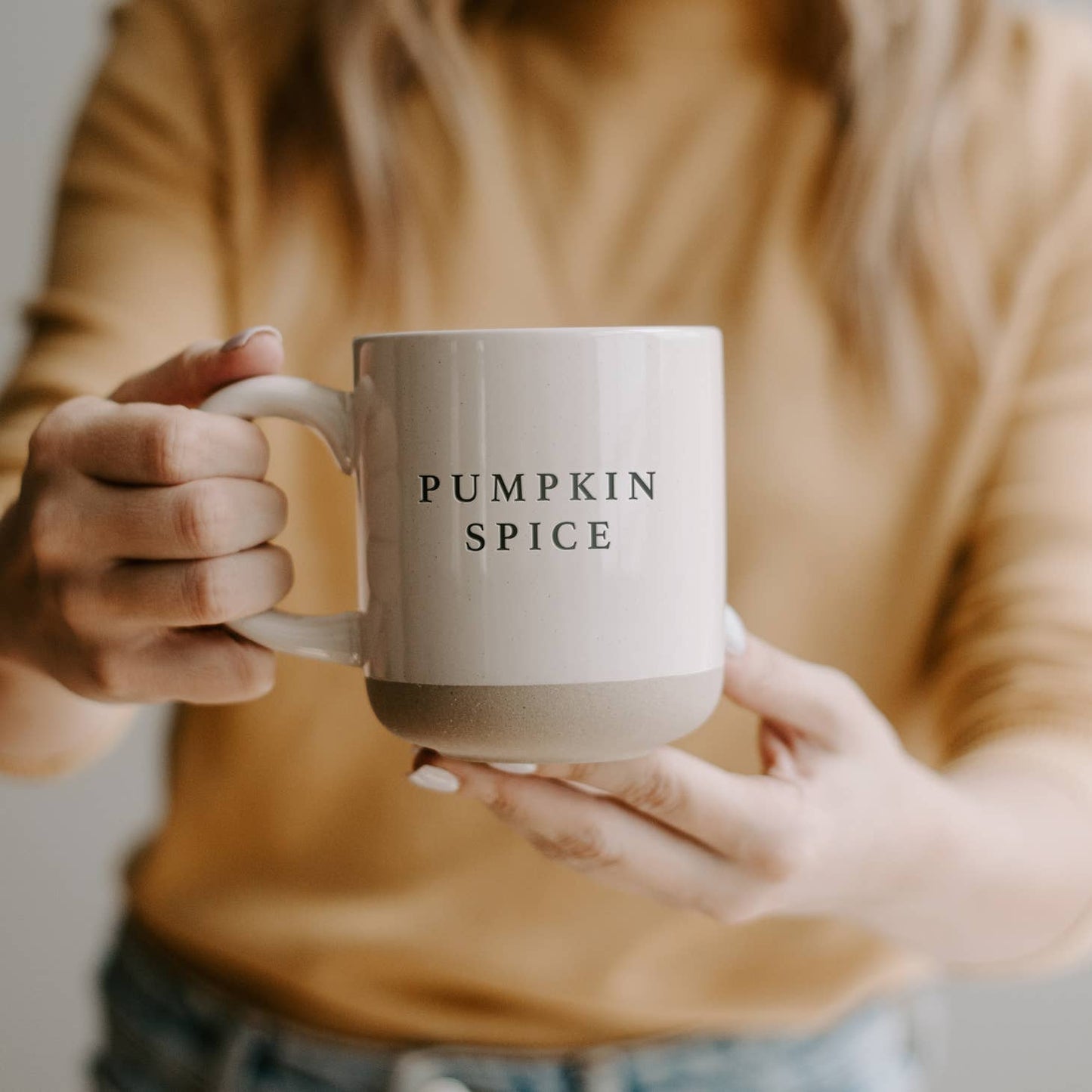 'Pumpkin Spice' Stoneware Coffee Mug