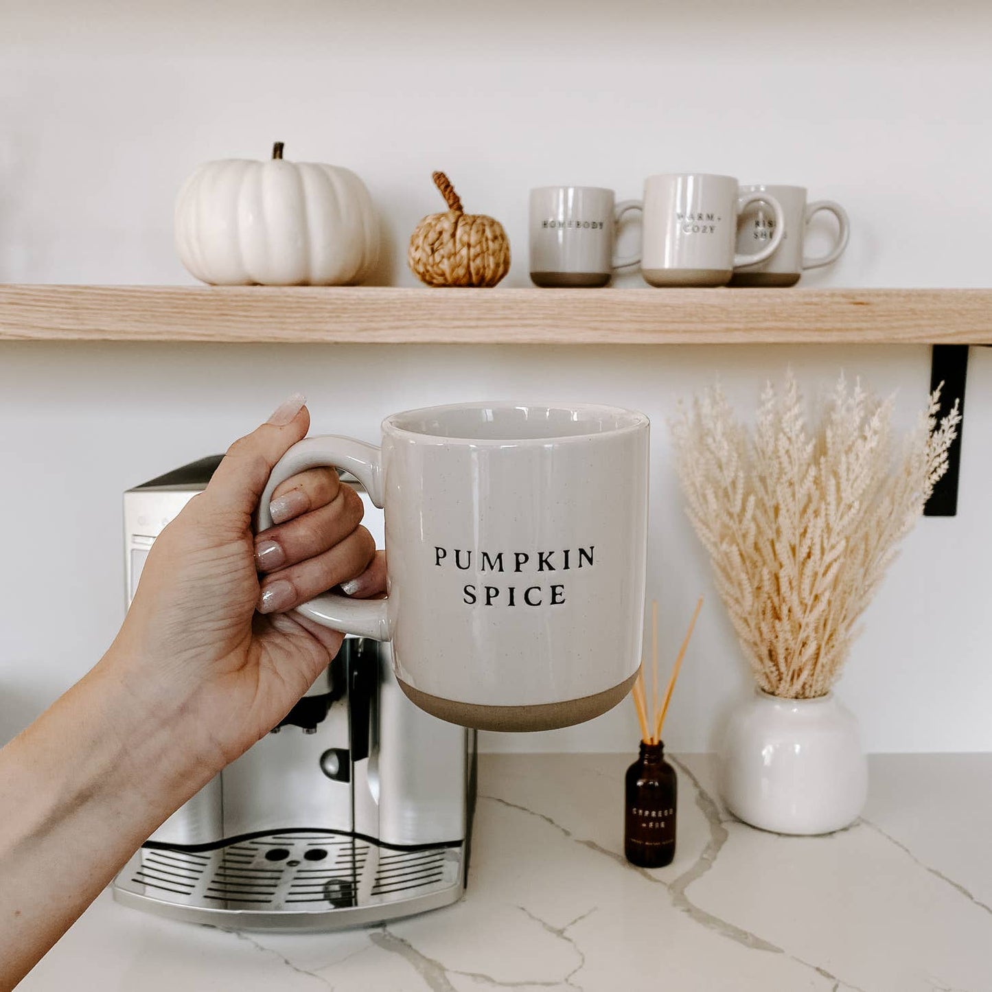 'Pumpkin Spice' Stoneware Coffee Mug