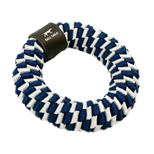 Tall Tails Braided Ring Toy- Navy